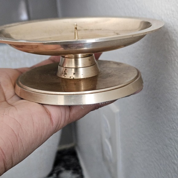 Vintage brass‎ candleholder metal - Picture 2 of 9